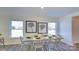 Dining area with hardwood floors, large windows, and stylish wall art at 1020 20Th Avenue Se Way, Hickory, NC 28602