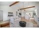 Spacious living room with hardwood floors and open concept design at 110 Hubbard St, Belmont, NC 28012