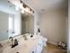 Bathroom featuring dual sinks, a soaking tub, a separate shower, and a modern design at 1120 Spicewood Pines Rd, Fort Mill, SC 29708