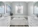 Bathroom features a large soaking tub and double vanities at 1265 Maddy Ln, Rock Hill, SC 29732