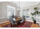 Elegant dining room with hardwood floors and a chandelier at 1265 Maddy Ln, Rock Hill, SC 29732