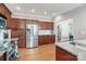 Kitchen boasting stainless steel appliances and ample cabinetry at 1265 Maddy Ln, Rock Hill, SC 29732