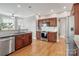 Updated kitchen featuring stainless steel appliances and hardwood floors at 1265 Maddy Ln, Rock Hill, SC 29732