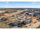 Aerial view of shopping center and townhouses at 135 Singleton Rd, Mooresville, NC 28117