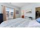 Bedroom with double bed and walk-in closet at 135 Singleton Rd, Mooresville, NC 28117