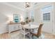 Cozy dining area with white table, wicker chairs, and stylish decor at 135 Singleton Rd, Mooresville, NC 28117