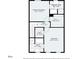 Second-floor layout featuring primary bedroom, secondary bedroom, and full bathrooms at 135 Singleton Rd, Mooresville, NC 28117