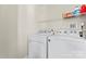 Bright laundry room with washer and dryer hookups at 135 Singleton Rd, Mooresville, NC 28117