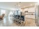 Modern kitchen with island, stainless steel appliances, and stylish cabinetry at 172 Longleaf Dr, Mooresville, NC 28117