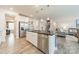 Modern kitchen with stainless steel appliances and an island at 172 Longleaf Dr, Mooresville, NC 28117