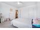 Clean bedroom with white walls, ceiling fan and a light neutral carpet at 2065 Taney Way, Fort Mill, SC 29707