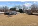 Aerial view showing multiple outbuildings and large yard at 2614 S Us 321 Hwy, Newton, NC 28658