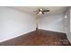 Bright living room featuring hardwood floors and ceiling fan at 2752 21St Ne St, Hickory, NC 28601