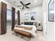 Spacious bedroom with plush bed and stylish decor at 305 Ideal Way, Charlotte, NC 28203