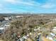 An aerial view of the community with downtown city skyline at 3724 Commonwealth Ave, Charlotte, NC 28205