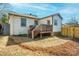 Backyard deck and privacy fence at 3724 Commonwealth Ave, Charlotte, NC 28205