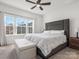 Bright bedroom featuring a king-size bed and large windows at 3731 S Tryon St, Charlotte, NC 28217