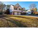 Two-story house with a two-car garage and a large yard at 5241 Whitewater Dr, Hickory, NC 28601