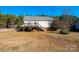 House back view showing deck and yard at 5241 Whitewater Dr, Hickory, NC 28601