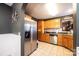 Kitchen features stainless steel appliances and ample wood cabinets at 5241 Whitewater Dr, Hickory, NC 28601