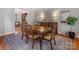 Formal dining room featuring a wood table and chandelier at 616 N Oak Dr, Huntersville, NC 28078