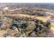 Wide aerial view showing the home's location in the community at 6328 County Donegal Ct, Charlotte, NC 28277