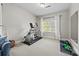 Dedicated home gym with elliptical and weights at 6328 County Donegal Ct, Charlotte, NC 28277