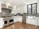 High-end kitchen featuring stainless steel appliances at 1333 Queens Rd # D4, Charlotte, NC 28207