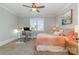 Bright bedroom featuring a workspace and a comfortable bed at 2358 Morton St, Charlotte, NC 28208