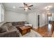 Large bonus room perfect for relaxation with sectional sofa at 2358 Morton St, Charlotte, NC 28208