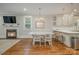 Modern kitchen with stainless steel appliances and white cabinets at 2358 Morton St, Charlotte, NC 28208