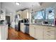 Modern kitchen with granite countertops and stainless steel appliances at 241 Pinecrest Ct, Taylorsville, NC 28681