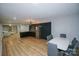 Open concept basement kitchen with island and stainless steel appliances at 31934 Ameron Cir, Albemarle, NC 28001