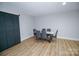 Basement dining area with grey chairs and a table at 31934 Ameron Cir, Albemarle, NC 28001