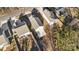 Aerial view showing houses, yards, and street at 3220 Capitol Dr, Charlotte, NC 28208