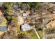 Aerial view of property showing lush surroundings and convenient location at 3720 Fairlane Dr, Gastonia, NC 28056