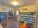 Bedroom with bunk beds, closet, and built-in shelving at 3720 Fairlane Dr, Gastonia, NC 28056