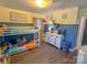 bedroom with bunk beds, dresser, and deer head decor at 3720 Fairlane Dr, Gastonia, NC 28056