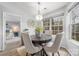 Breakfast nook with round table and access to bedroom at 3903 Bon Rea Dr, Charlotte, NC 28226