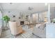 Living room with fireplace, hardwood floors, and open floor plan at 3903 Bon Rea Dr, Charlotte, NC 28226