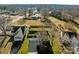 Aerial view of a two-story house with a large backyard at 505 Viking Sw Dr, Concord, NC 28025