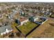 Aerial view of house, backyard, and neighboring homes at 505 Viking Sw Dr, Concord, NC 28025