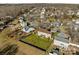 Aerial view showcasing the house and neighborhood at 505 Viking Sw Dr, Concord, NC 28025