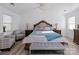 Spacious bedroom with king-size bed and two nightstands at 505 Viking Sw Dr, Concord, NC 28025