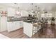 Modern kitchen with white cabinets and granite countertops at 505 Viking Sw Dr, Concord, NC 28025