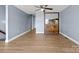 Living room with wood floors and a breakfast bar at 5190 Corbin Ln, Hickory, NC 28601