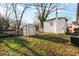 Storage sheds in the backyard at 714, 716 Lucas St # 2A, Rock Hill, SC 29730