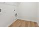 Walk-in closet features laminate wood flooring and wire rack storage at 10119 Mamillion Dr, Huntersville, NC 28078