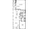 First floor plan showcasing an open layout with kitchen, dining, and owner's suite at 1182 Lost Cove Rd, Indian Land, SC 29707