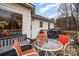 Relaxing back deck with table, chairs, and grill at 127 Halifax Ct, Gastonia, NC 28056